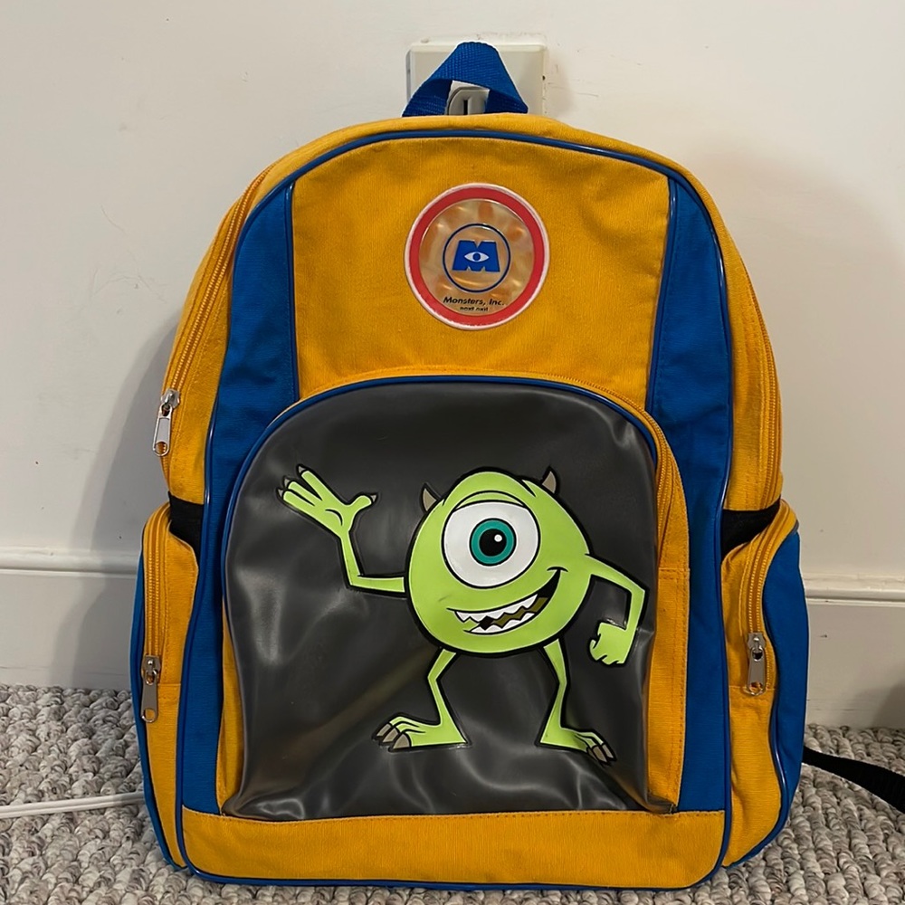 Monsters Inc backpack.